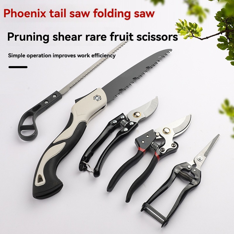 Bonsai Saw Folding - Ensemble d'outils de jardinage 5 pièces,