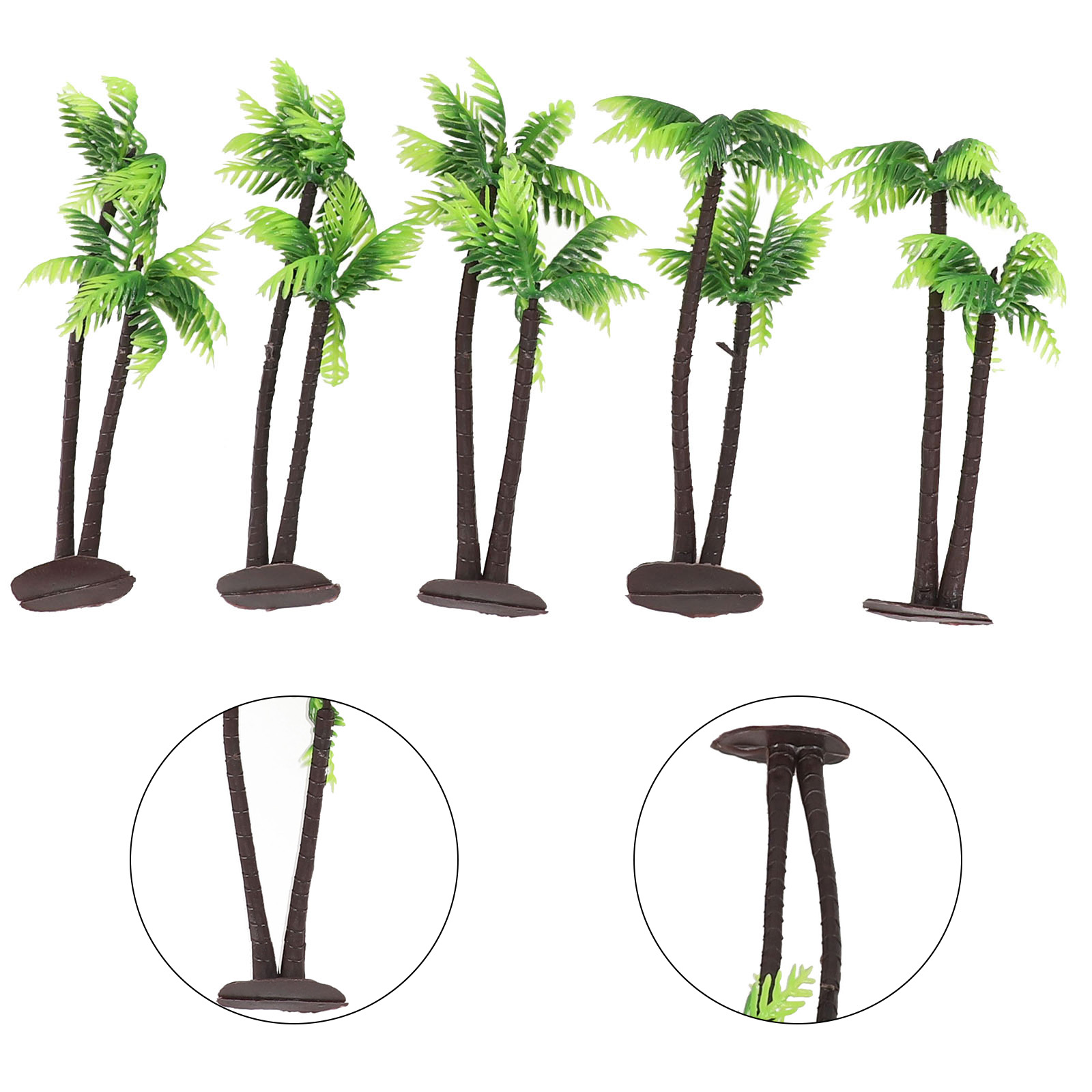 Bonsai Garden Layout - Lot de 5 palmiers en coco