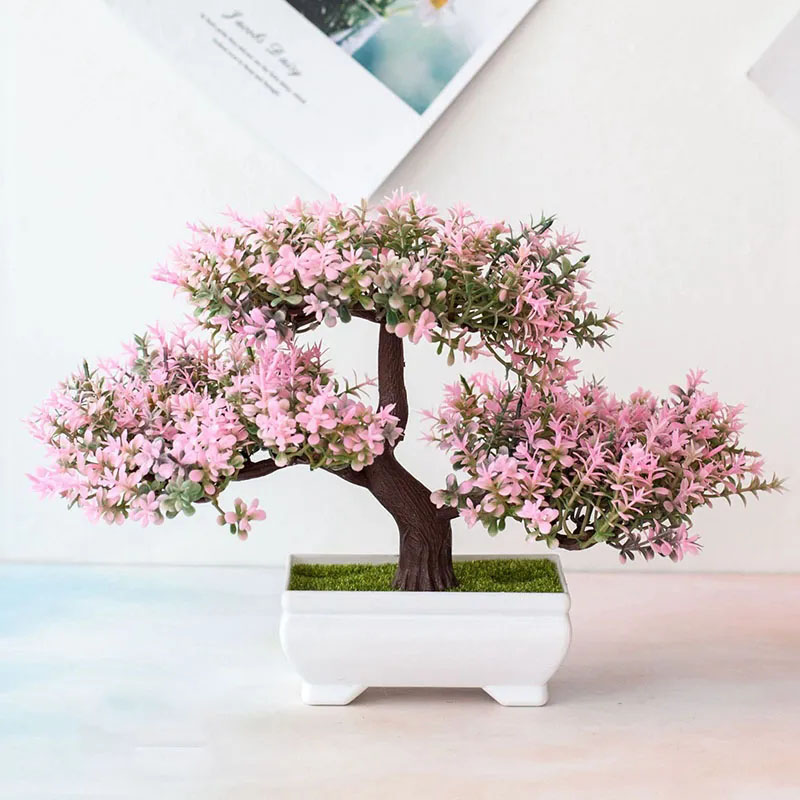 Bonsai Garden Kit - Plantes artificielles bonsaï, fausses fleurs, ornements