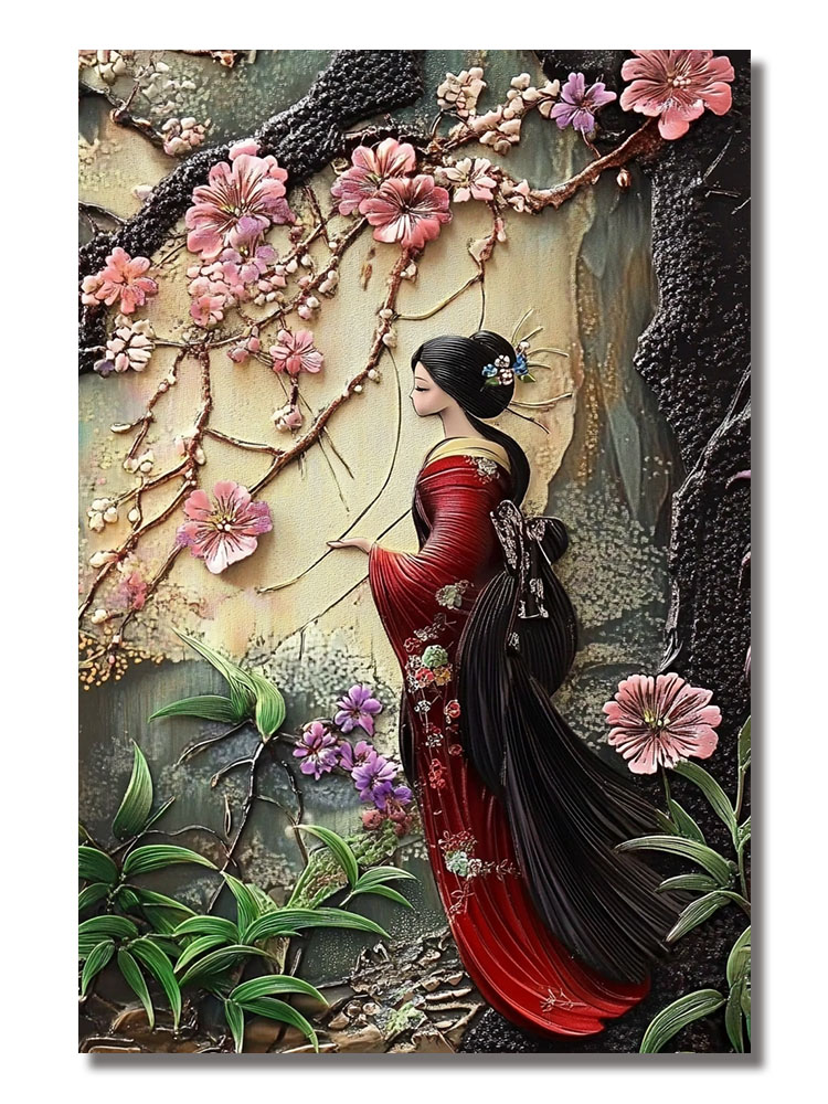 Peinture artistique Vintage de - Bonsai Garden Cafe avis et prix