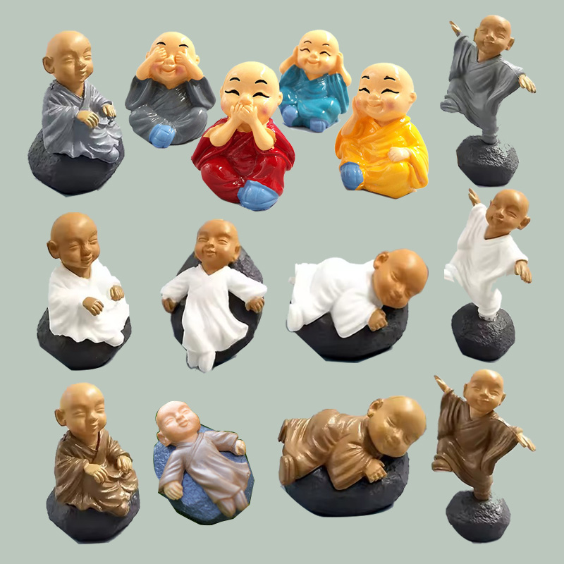 Figurines miniatures de moine  - Japan Bonsai Garden avis et prix