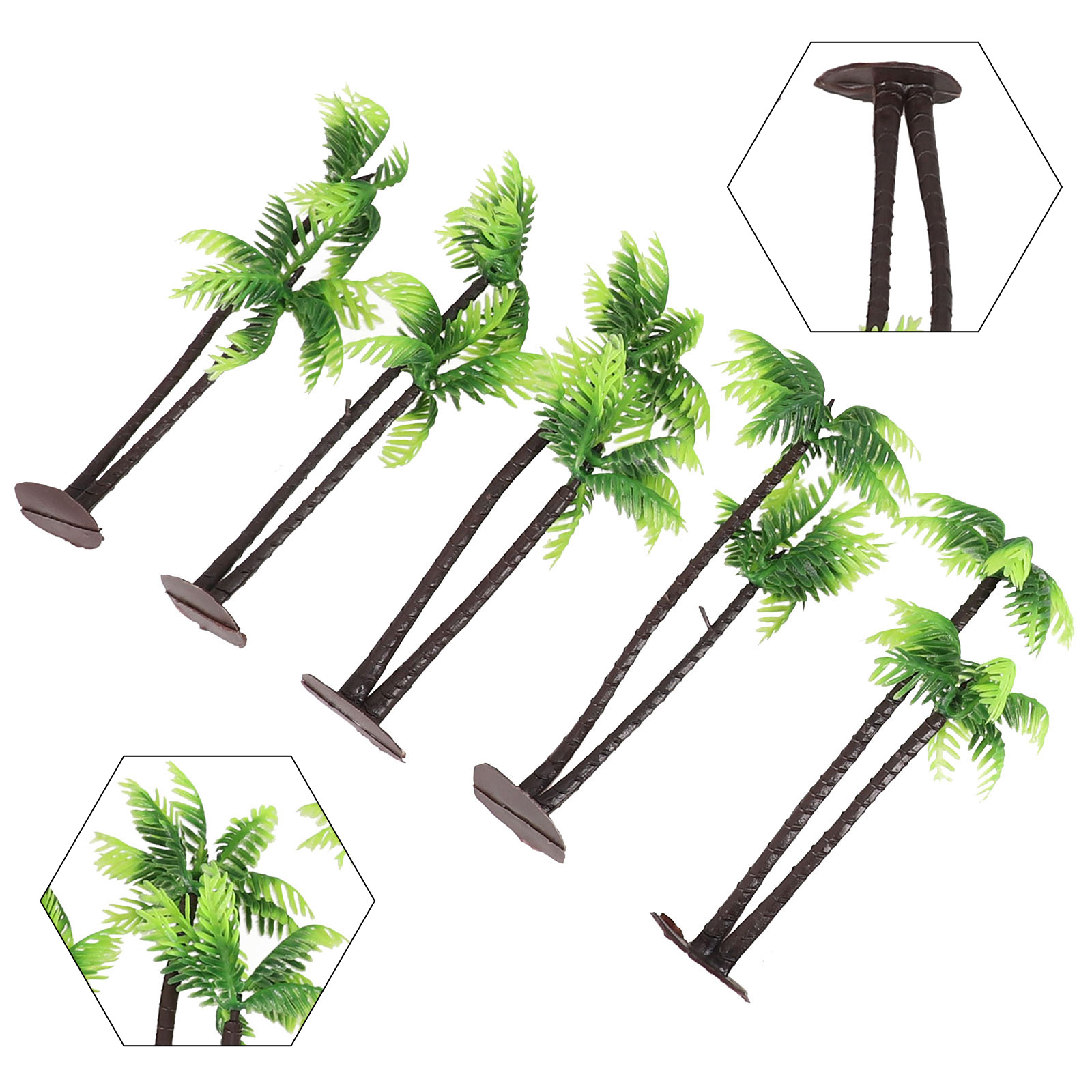 Lot de 5 palmiers en coco d'in - Bonsai Garden Layout avis et prix