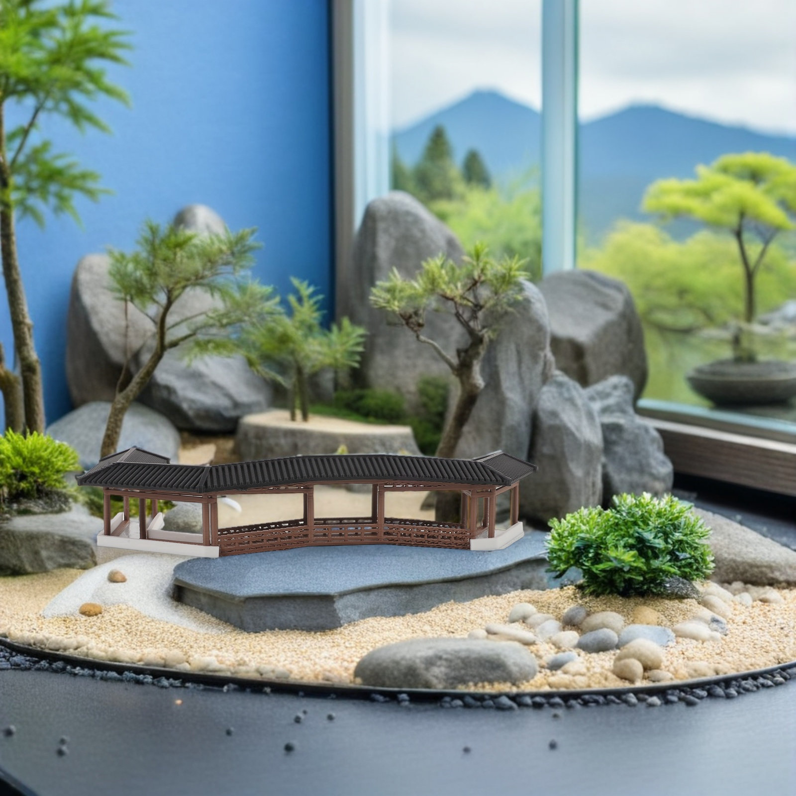 Pont miniature de style ancien - Bonsai Garden House avis et prix