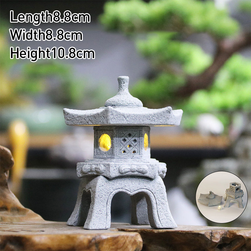 Tour de pavillon en pierre de  - Japan Bonsai Garden avis et prix