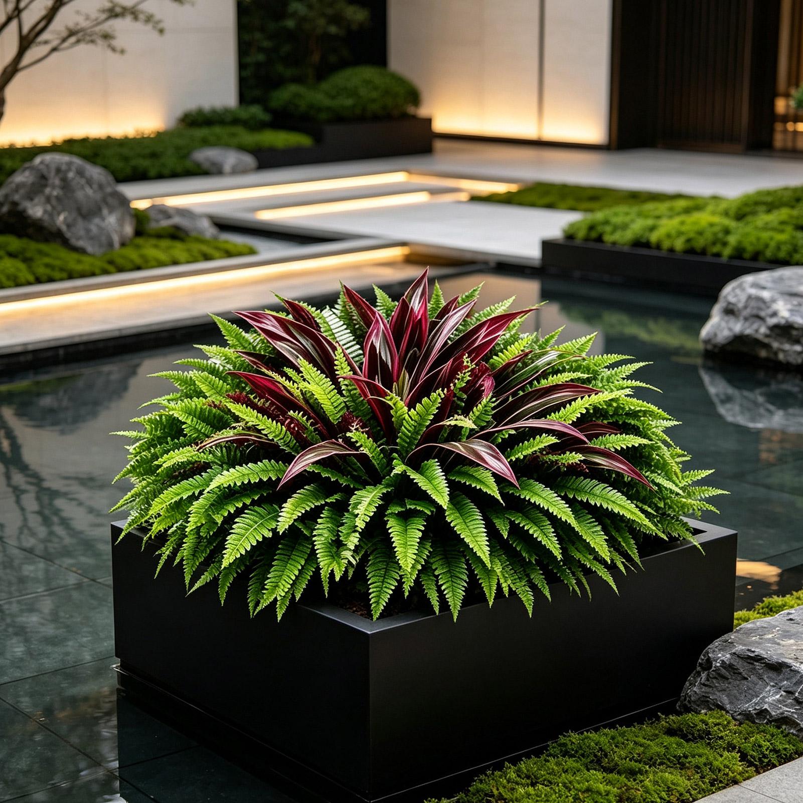 Faux fougères résistantes aux  - Bonsai Garden Cafe avis et prix