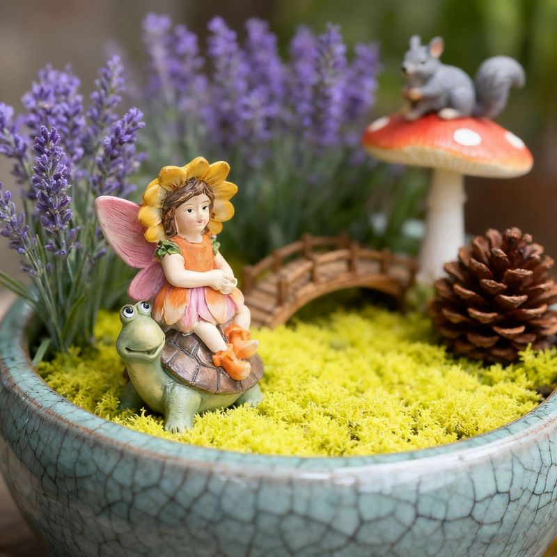 Mini figurine de Bouddha en gr - Bonsai Garden Layout avis et prix