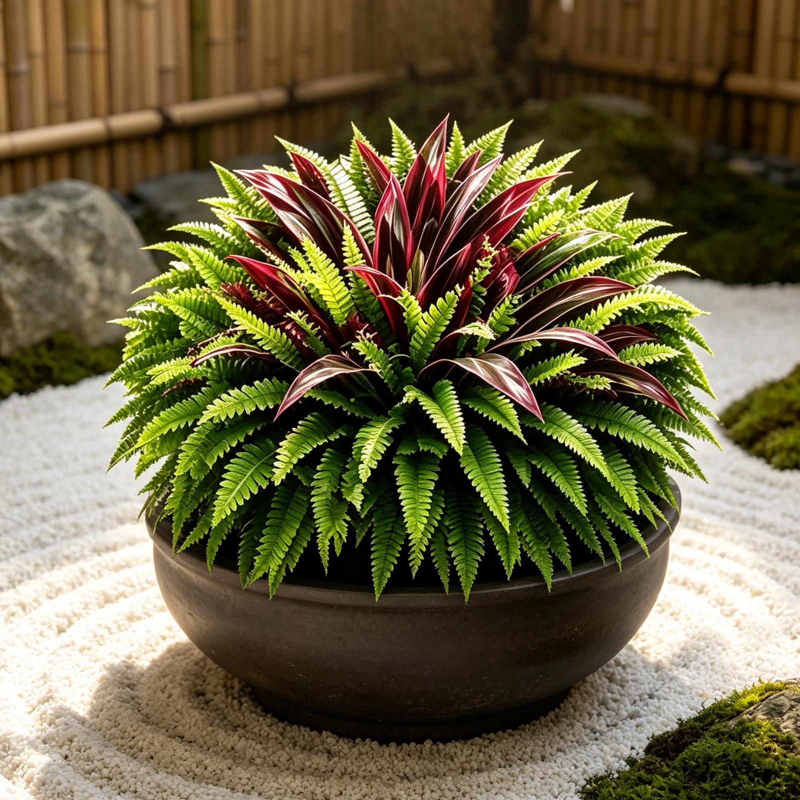 Faux fougères résistantes aux  - Bonsai Garden Cafe avis et prix